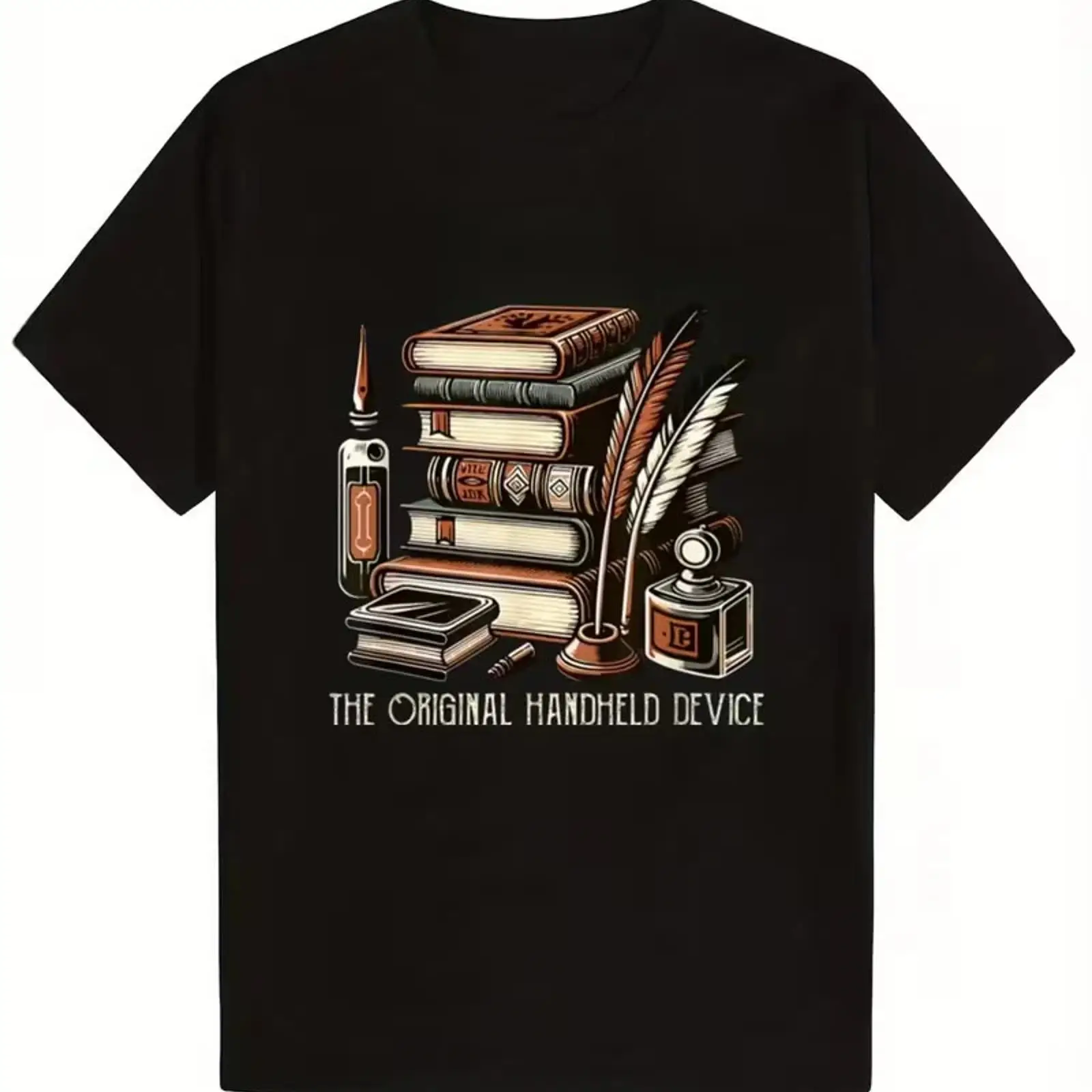 Vintage Fashion Library - Camiseta Ligera para Hombre con Diseño
