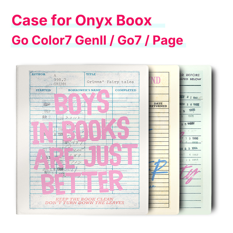 Vintage Fashion Library - Funda Magnética Murmelo para Boox Go