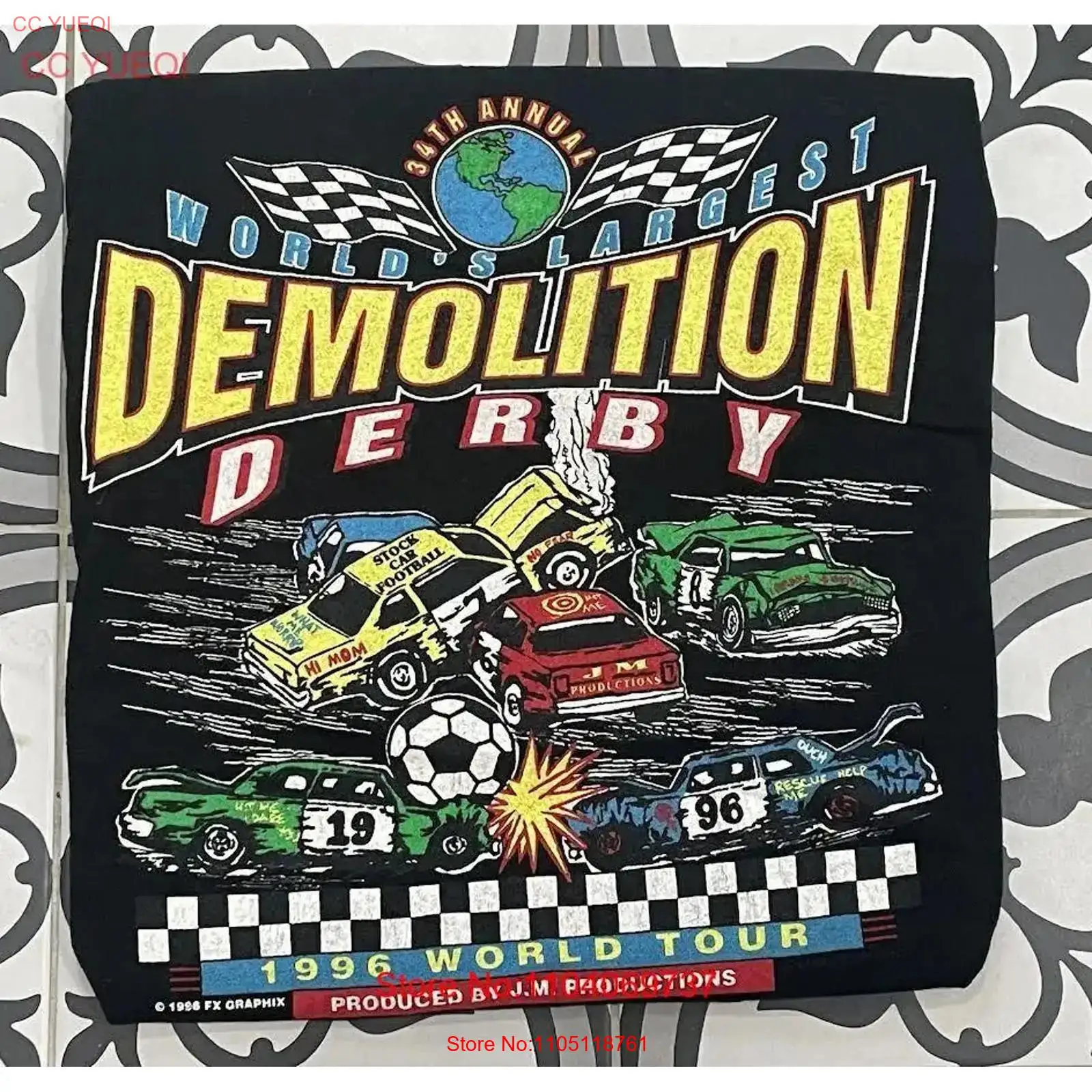 Vintage Fashion World - Vintage Stock coche demolición Derby 1996