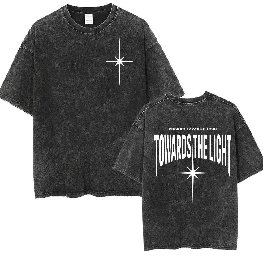 Vintage Fashion World - Camisetas coreanas ATEEZ 2024 World Tour