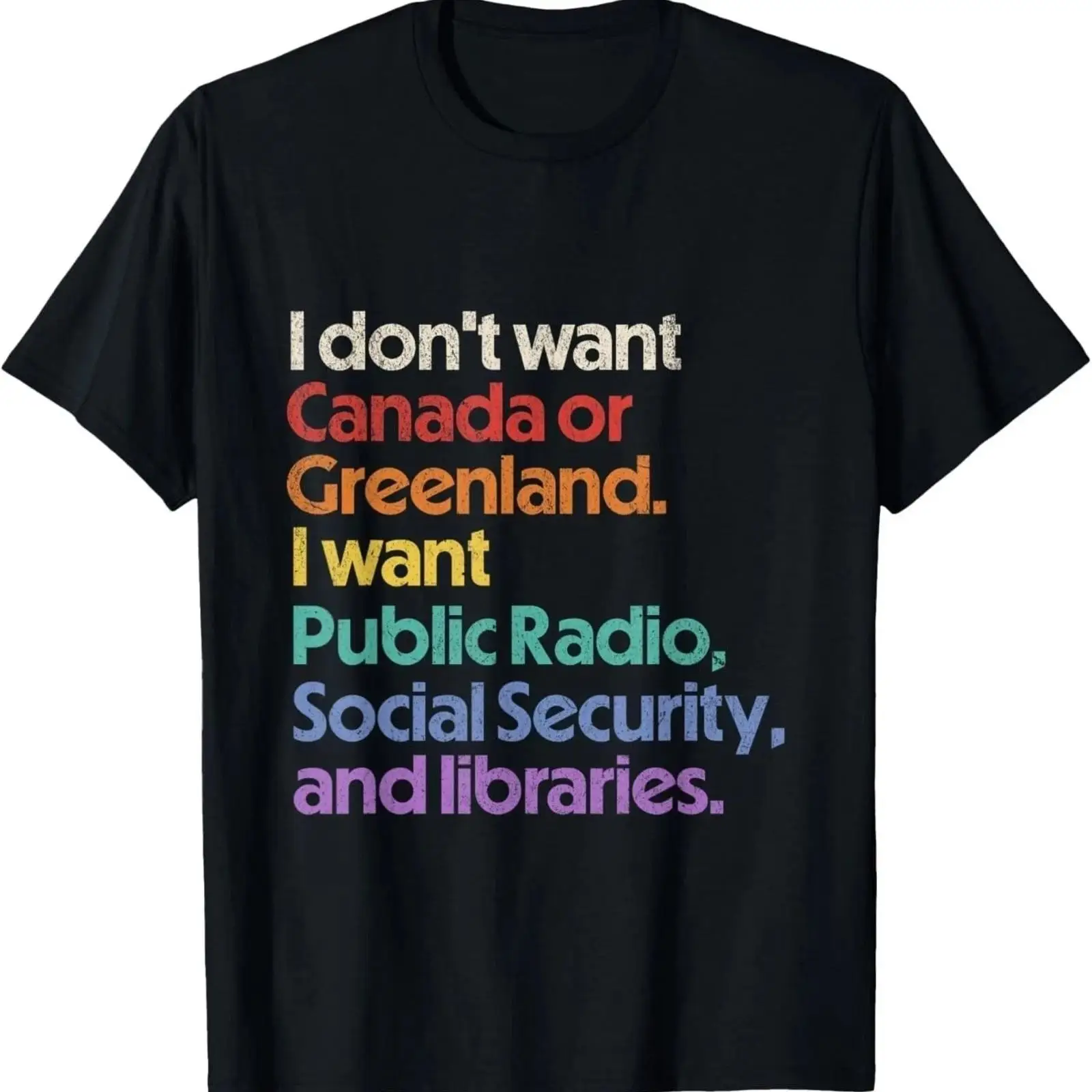 Vintage Fashion Library - Camiseta Protect Public Broadcasting Social Security