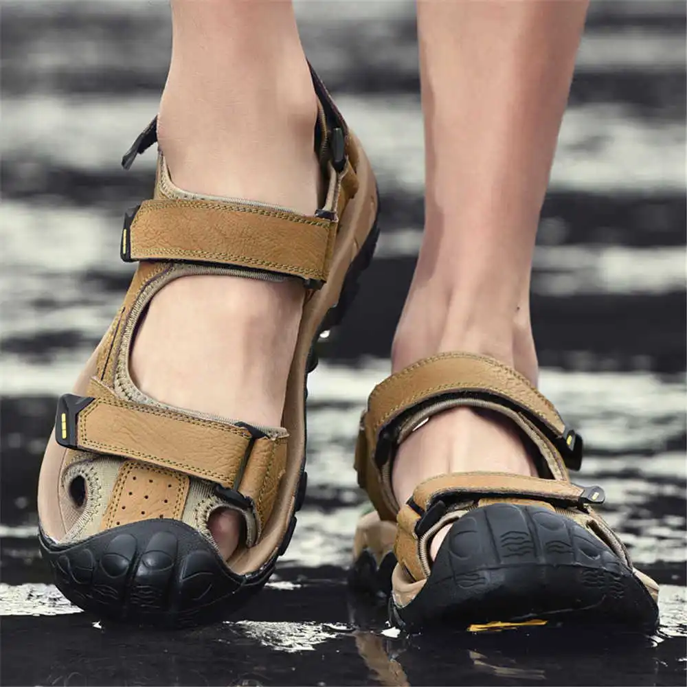 Vintage Fashion Outlet - Zapatillas de agua de piel de