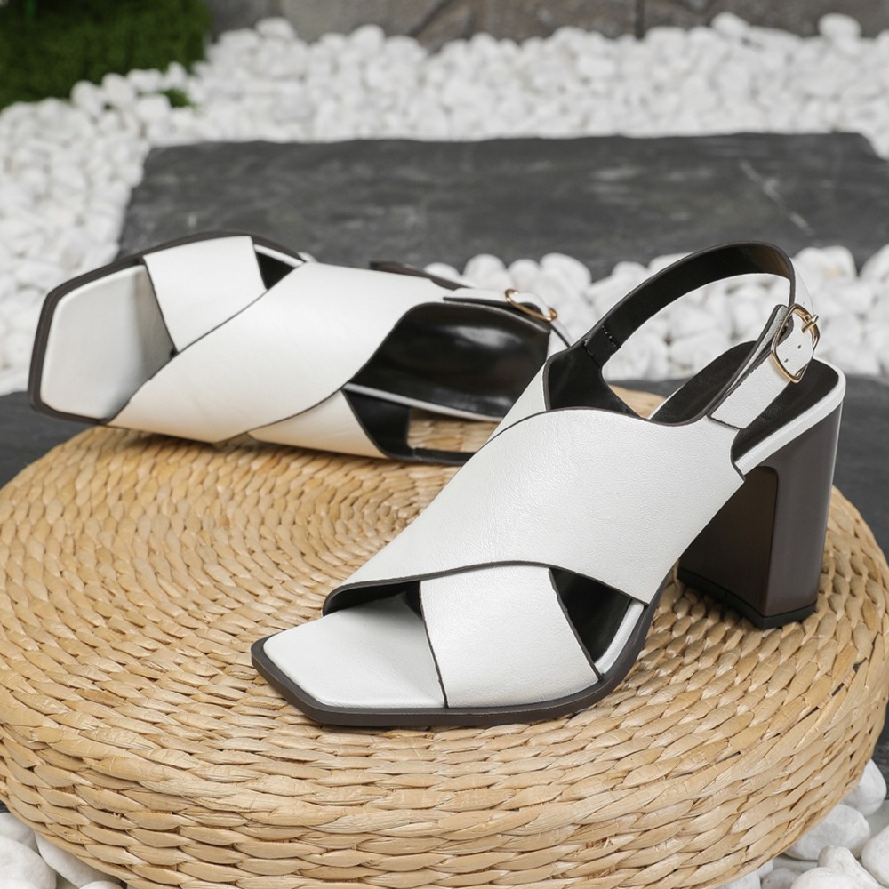Vintage Fashion Women Dresses - Sandalias de mujer vintage con punta