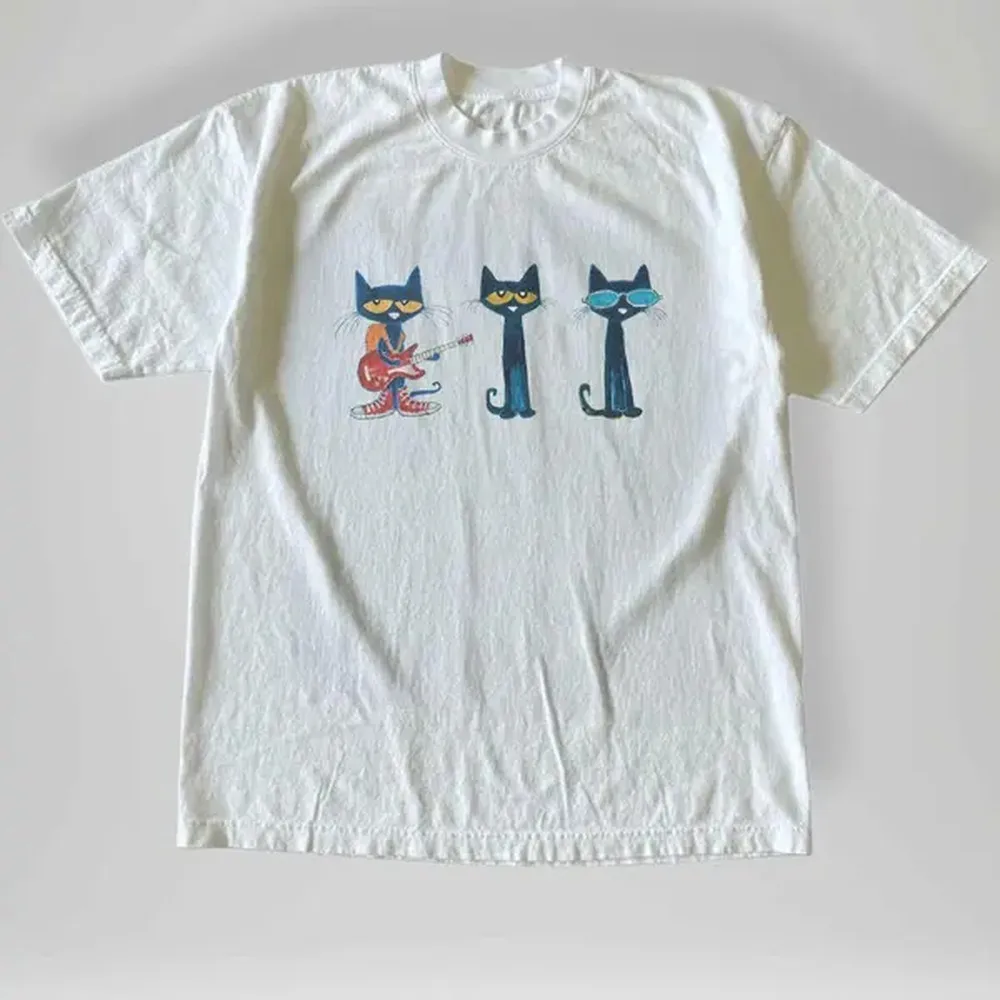 Vintage Fashion Fabrics - Camiseta con diseño de Pete el