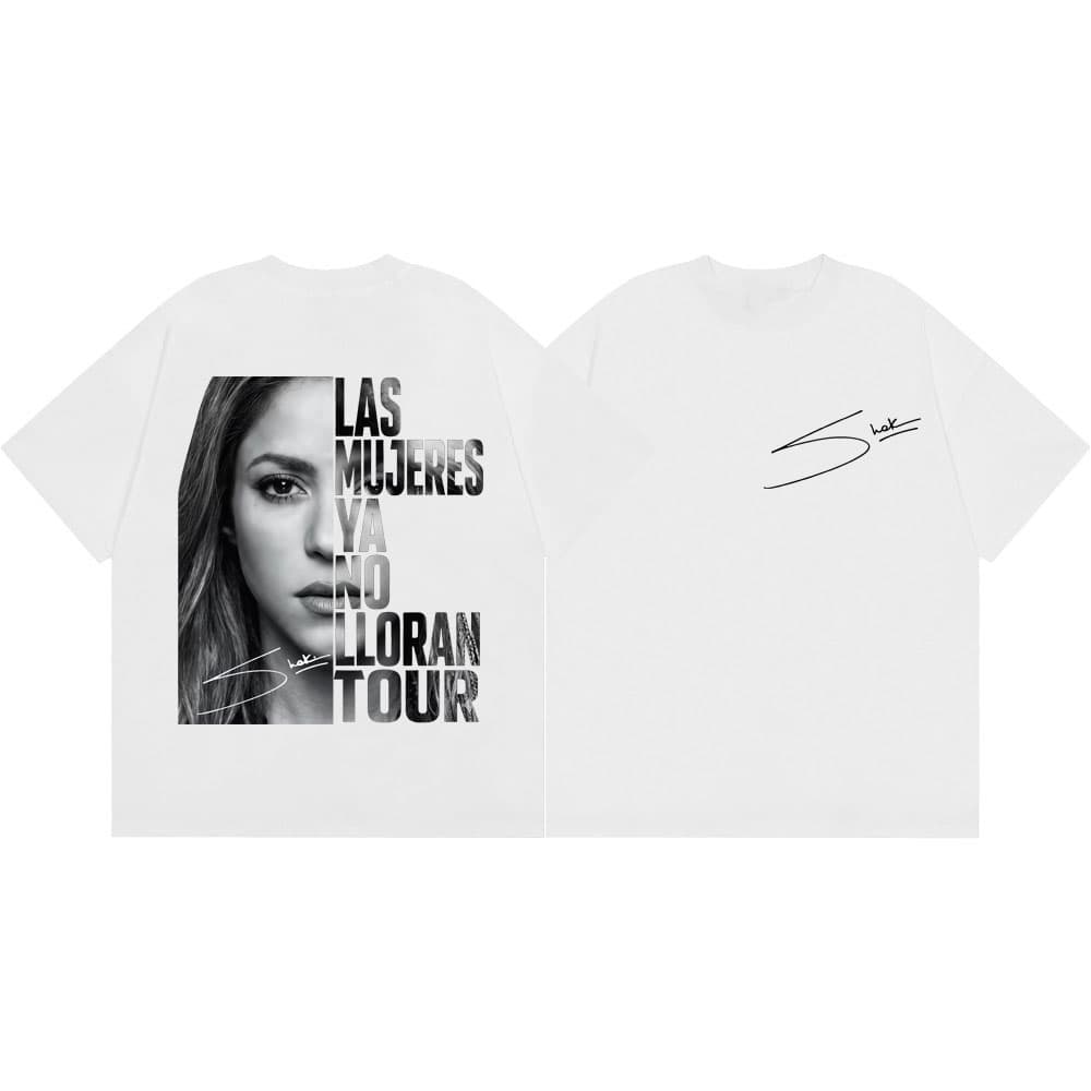 Vintage Fashion World - Camisetas con gráficos de Shakira Las