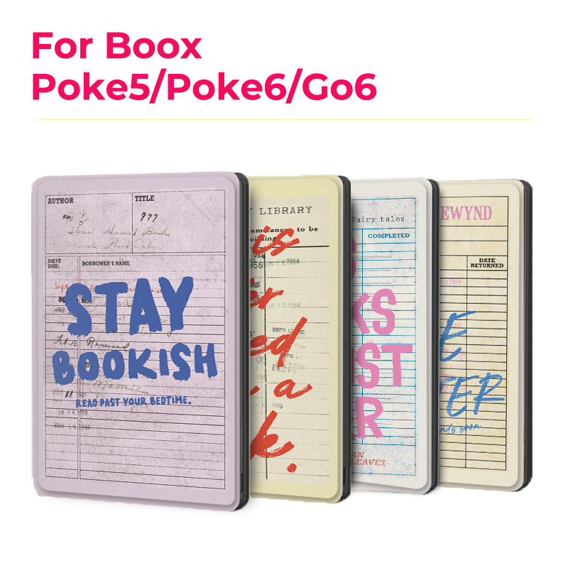 Vintage Fashion Library - Funda Magnética Murmelo para Boox Go6