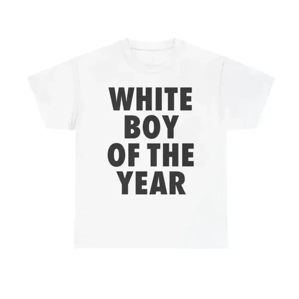 Vintage Fashion Fabrics - Camiseta White Boy Of The Year,