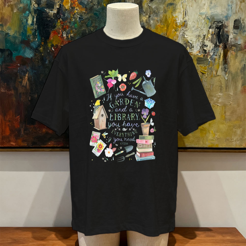 Vintage Fashion Library - Camiseta Triblend Unisex de jardín y