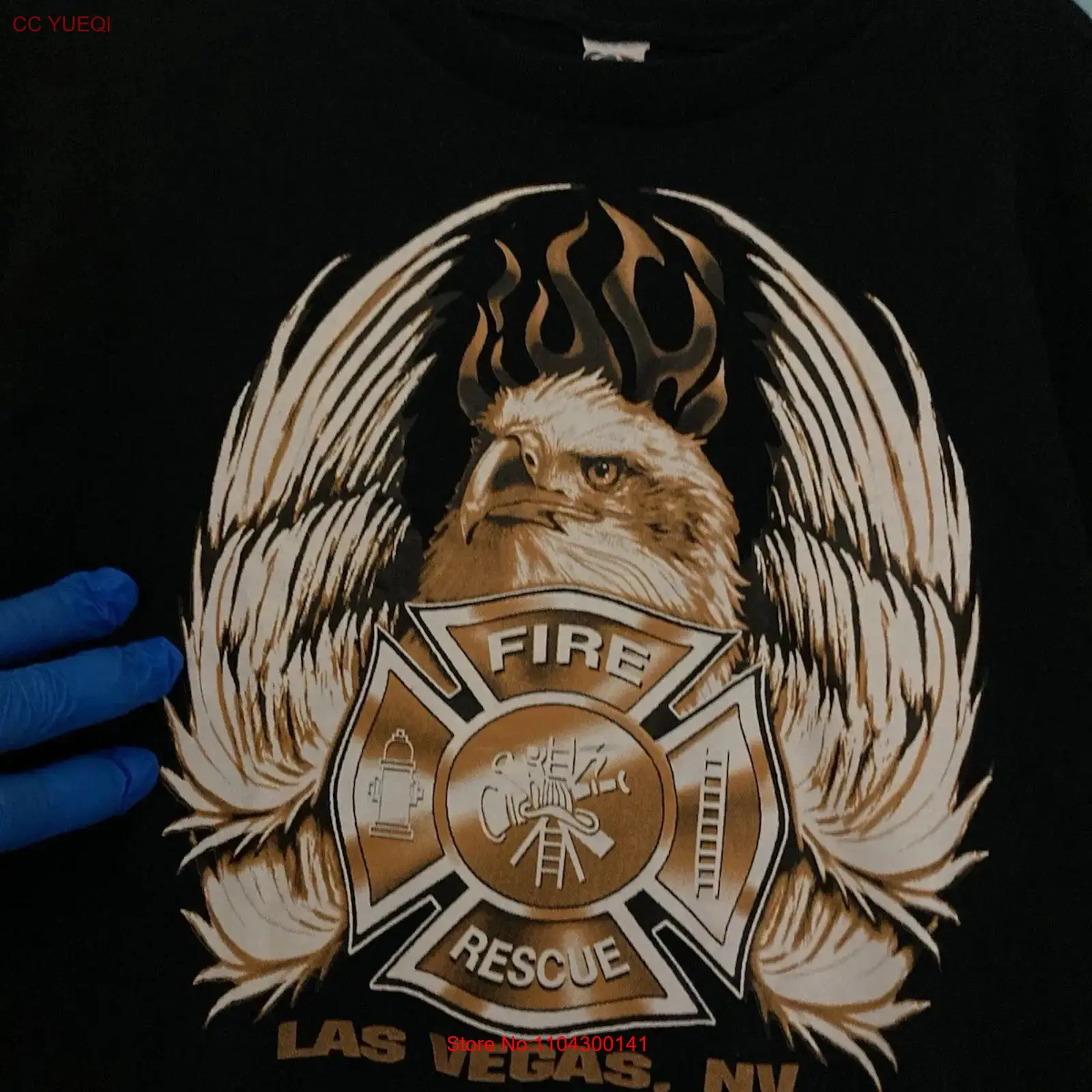 Vintage Fashion Las Vegas - Camiseta LAS VEGAS FIRE RESCUE XL