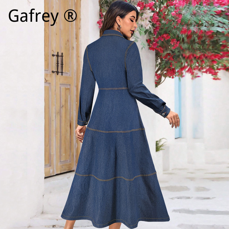 Nuevo Vestido Camisero Vaquero - Vintage Fashion Women Dresses reseña y precio