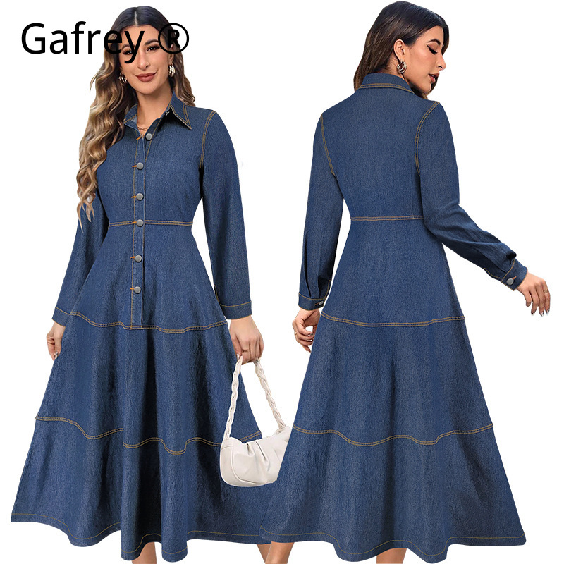 Nuevo Vestido Camisero Vaquero - Vintage Fashion Women Dresses reseña y precio