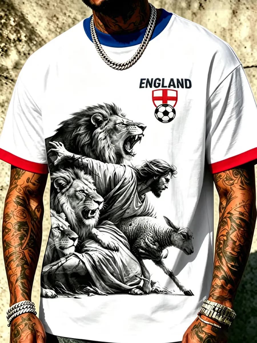 Camiseta de Fútbol Inglesa par - Vintage Fashion Sketches reseña y precio