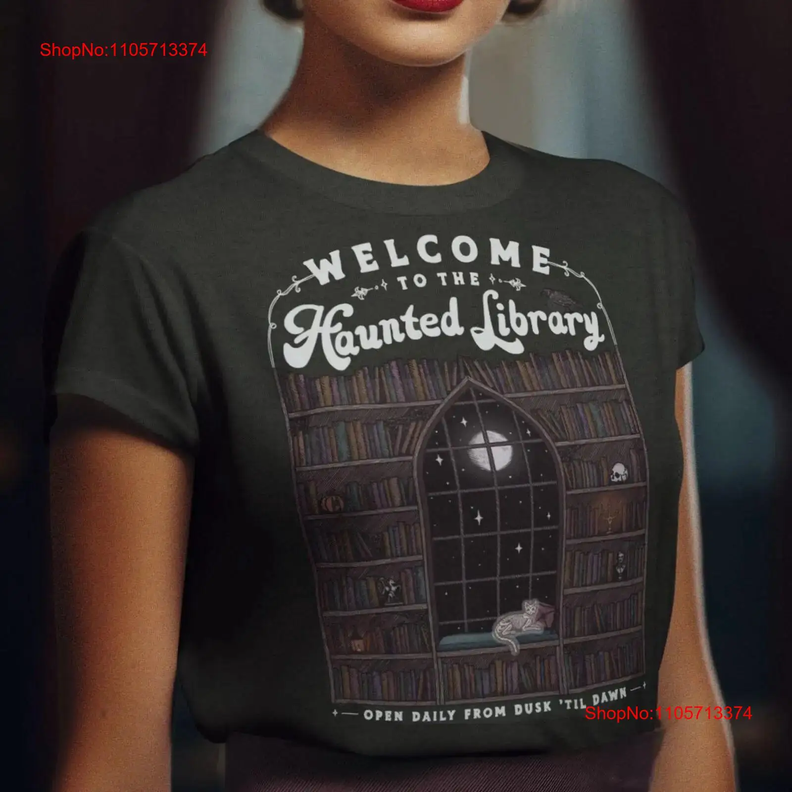 Camiseta con diseño de bibliot - Vintage Fashion Library reseña y precio