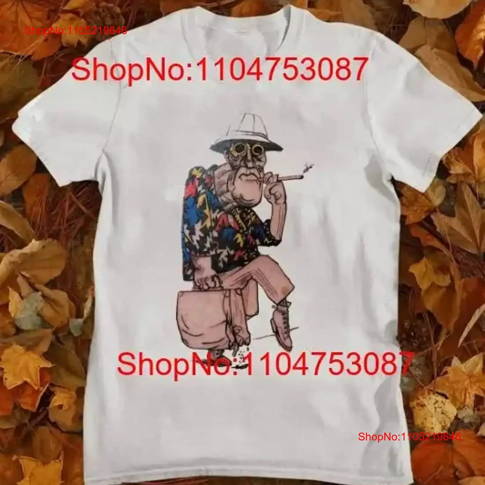 Camiseta blanca Fear Loathing  - Vintage Fashion Las Vegas reseña y precio
