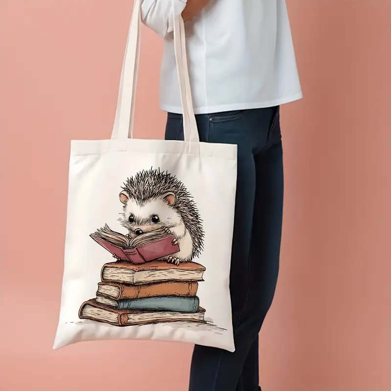 Bolso de mano de lona con gráf - Vintage Fashion Library reseña y precio