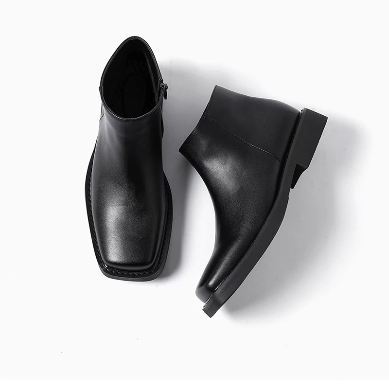 Nuevos zapatos negros de cuero - Vintage Fashion Fabrics reseña y precio