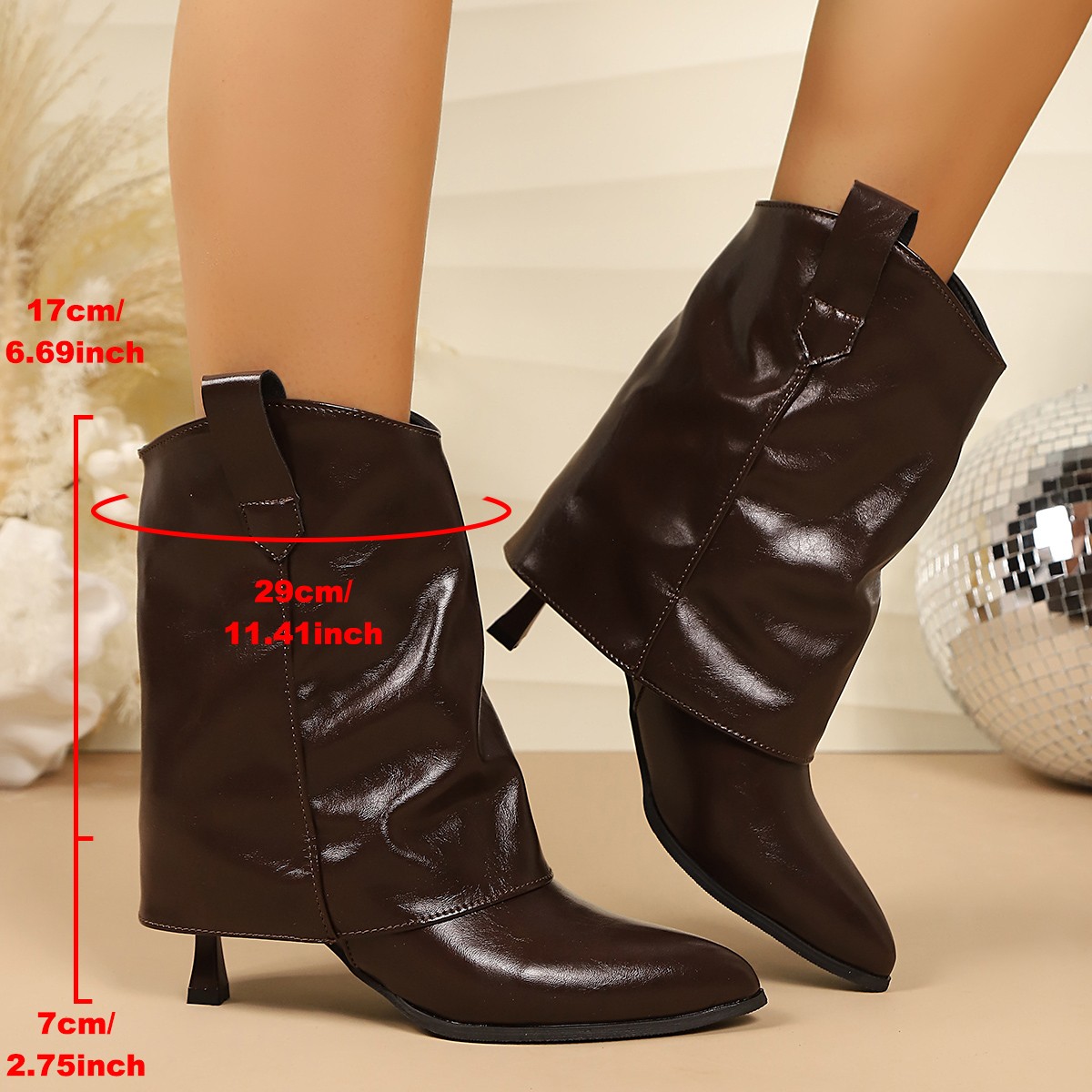 Botines Cortos de Tacón Alto c - Vintage Fashion Style reseña y precio