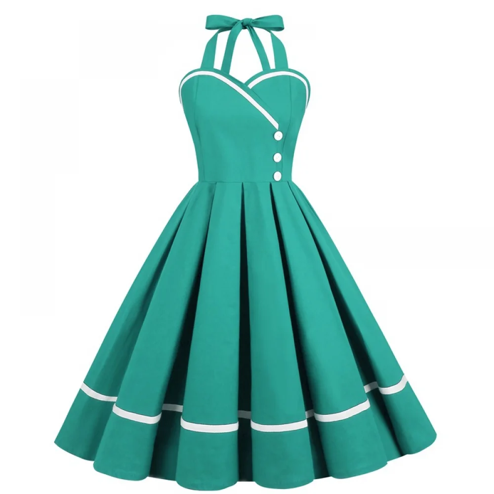 Vestido Retro de Halloween de  - Vintage Fashion Women Dresses reseña y precio