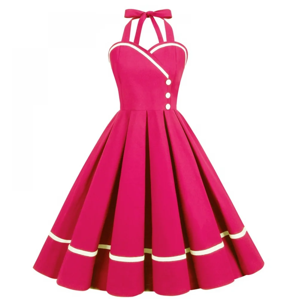 Vestido Retro de Halloween de  - Vintage Fashion Women Dresses reseña y precio