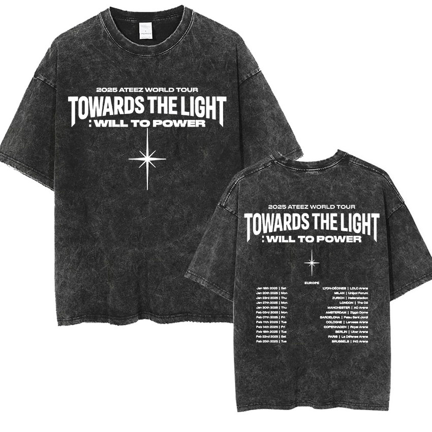 Camisetas coreanas ATEEZ 2024  - Vintage Fashion World reseña y precio
