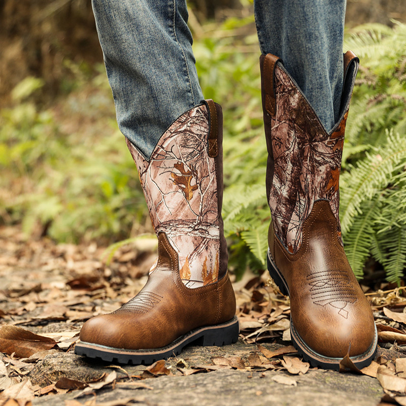 Botas de Hombre Talla Grande 4 - Vintage Fashion Fabrics reseña y precio