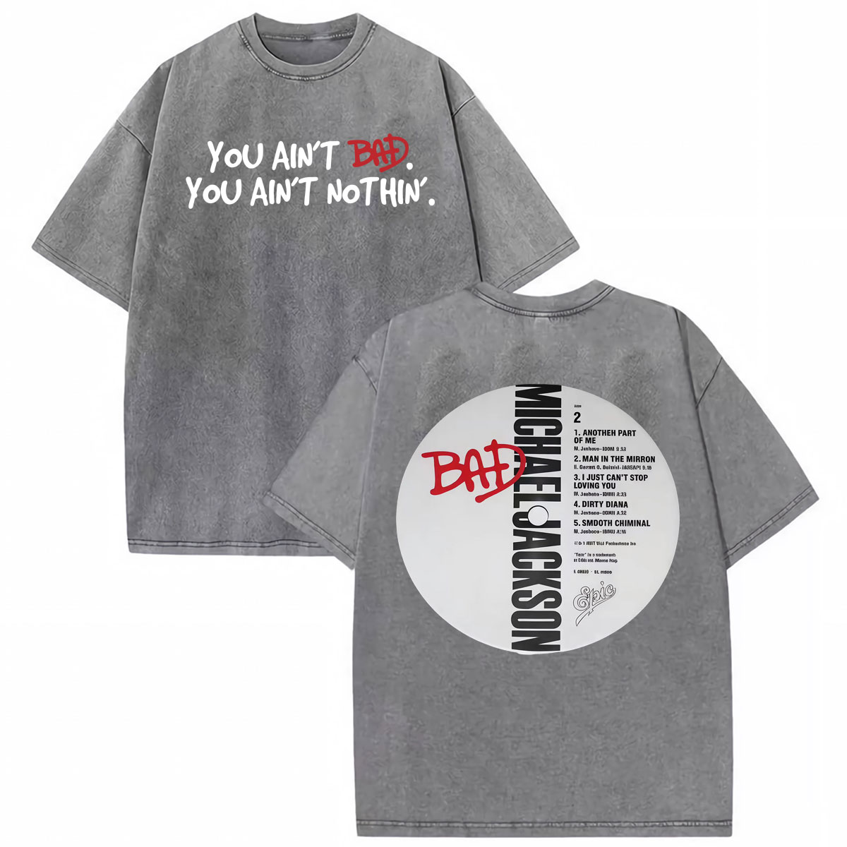 Camiseta King of Pop Michael J - Vintage Fashion World reseña y precio
