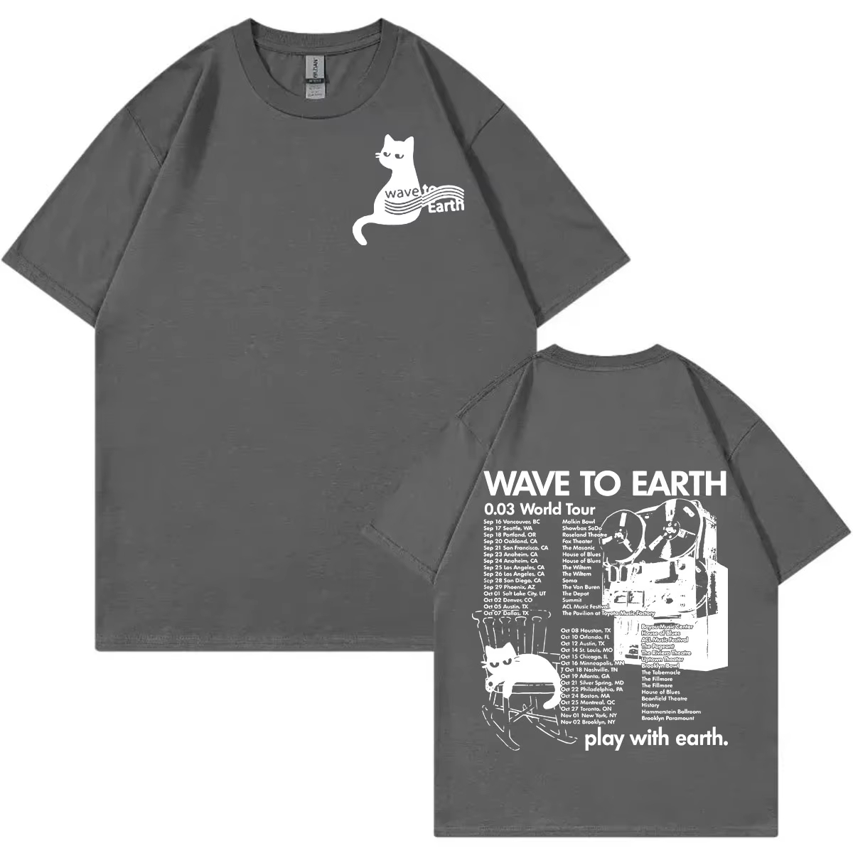 Camiseta Wave To Earth 0.03 Wo - Vintage Fashion World reseña y precio