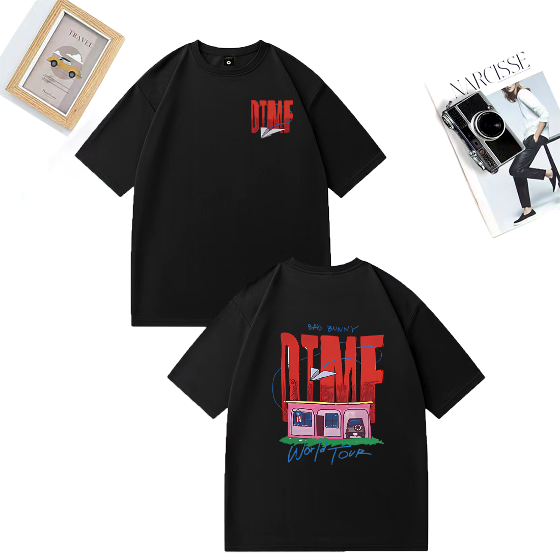 Camisetas NUEVAS de la Gira Mu - Vintage Fashion World reseña y precio