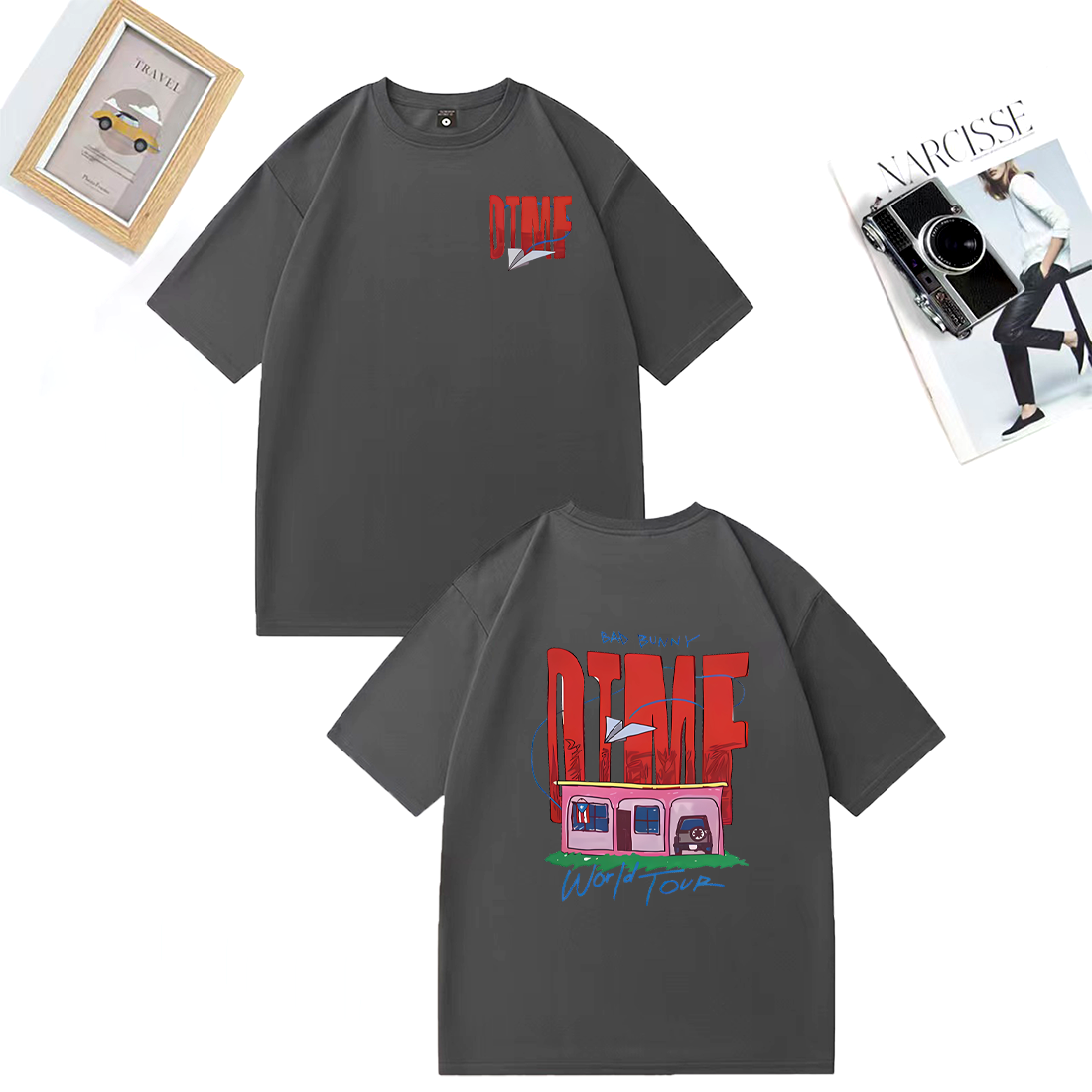 Camisetas NUEVAS de la Gira Mu - Vintage Fashion World reseña y precio