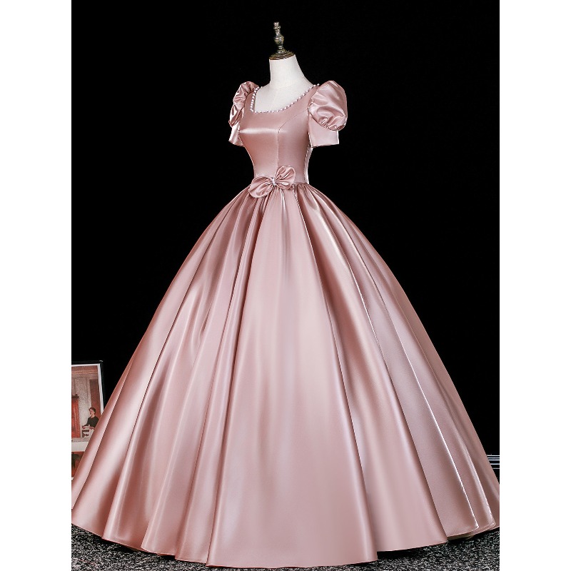 Vestido de noche de satén vint - Vintage Fashion Women Dresses reseña y precio