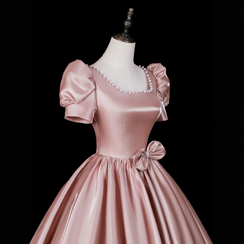 Vestido de noche de satén vint - Vintage Fashion Women Dresses reseña y precio