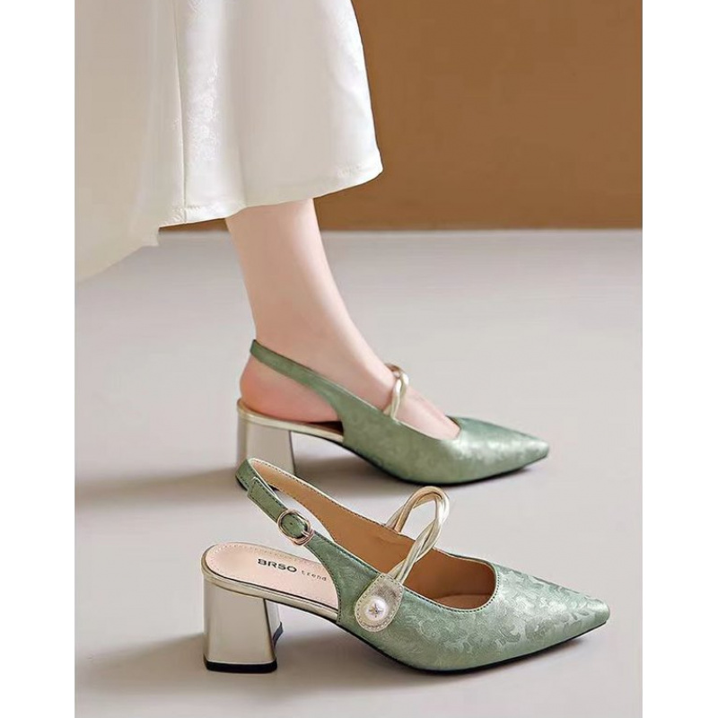 Sandalias Elegantes de Tacón C - Vintage Fashion Women Dresses reseña y precio