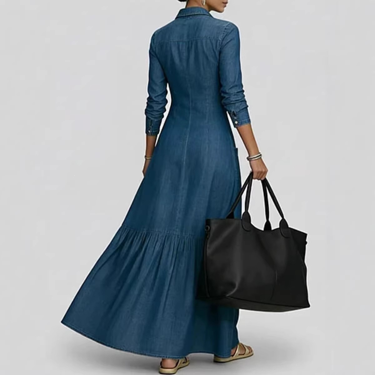 Nuevo Vestido Vaquero de Moda  - Vintage Fashion Women Dresses reseña y precio