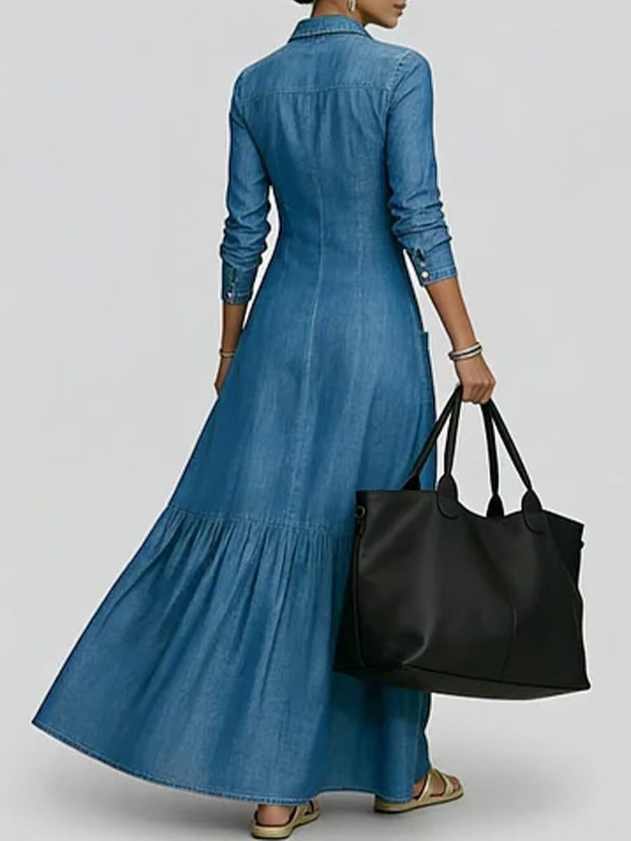 Nuevo Vestido Vaquero de Moda  - Vintage Fashion Women Dresses reseña y precio