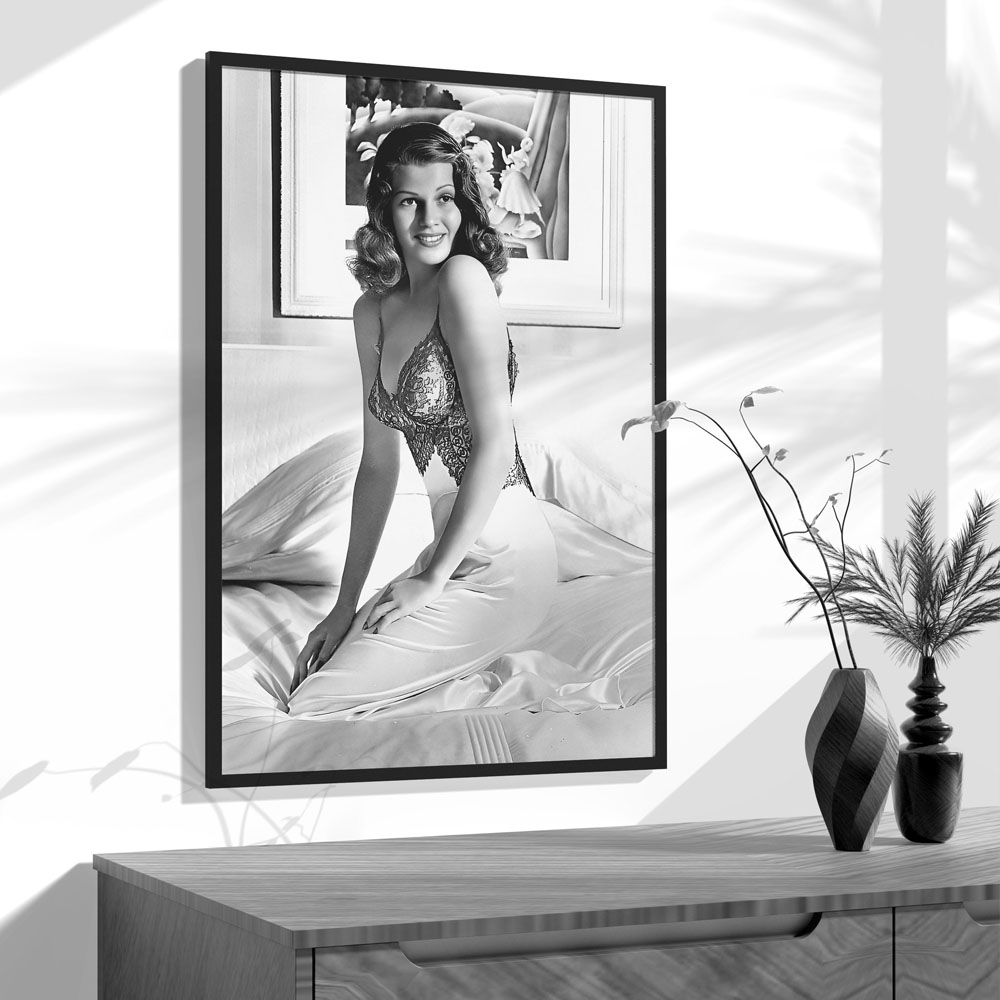 Póster de Rita Hayworth, blanc - Vintage Fashion Sketches reseña y precio