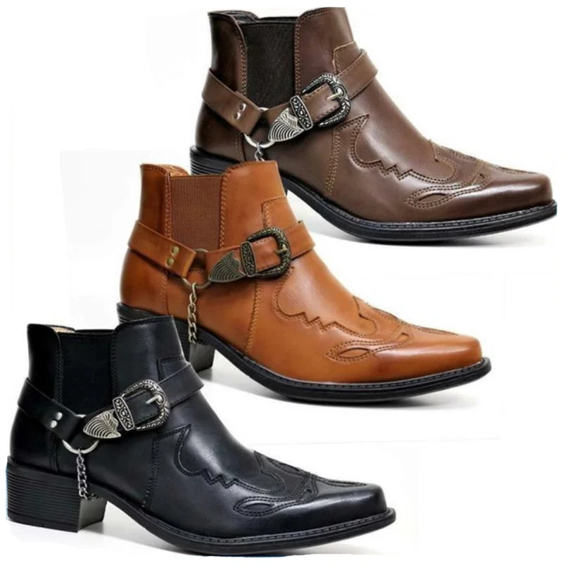 Botas de vaquero vintage de cu - Vintage Fashion Fabrics reseña y precio