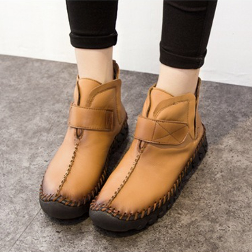 2025 nuevas botas de cuero gen - Vintage Fashion Style reseña y precio